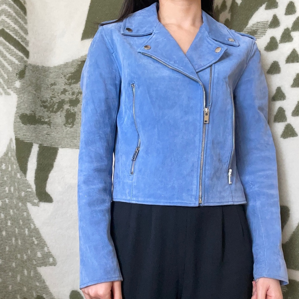 Mango Suede Biker jacket